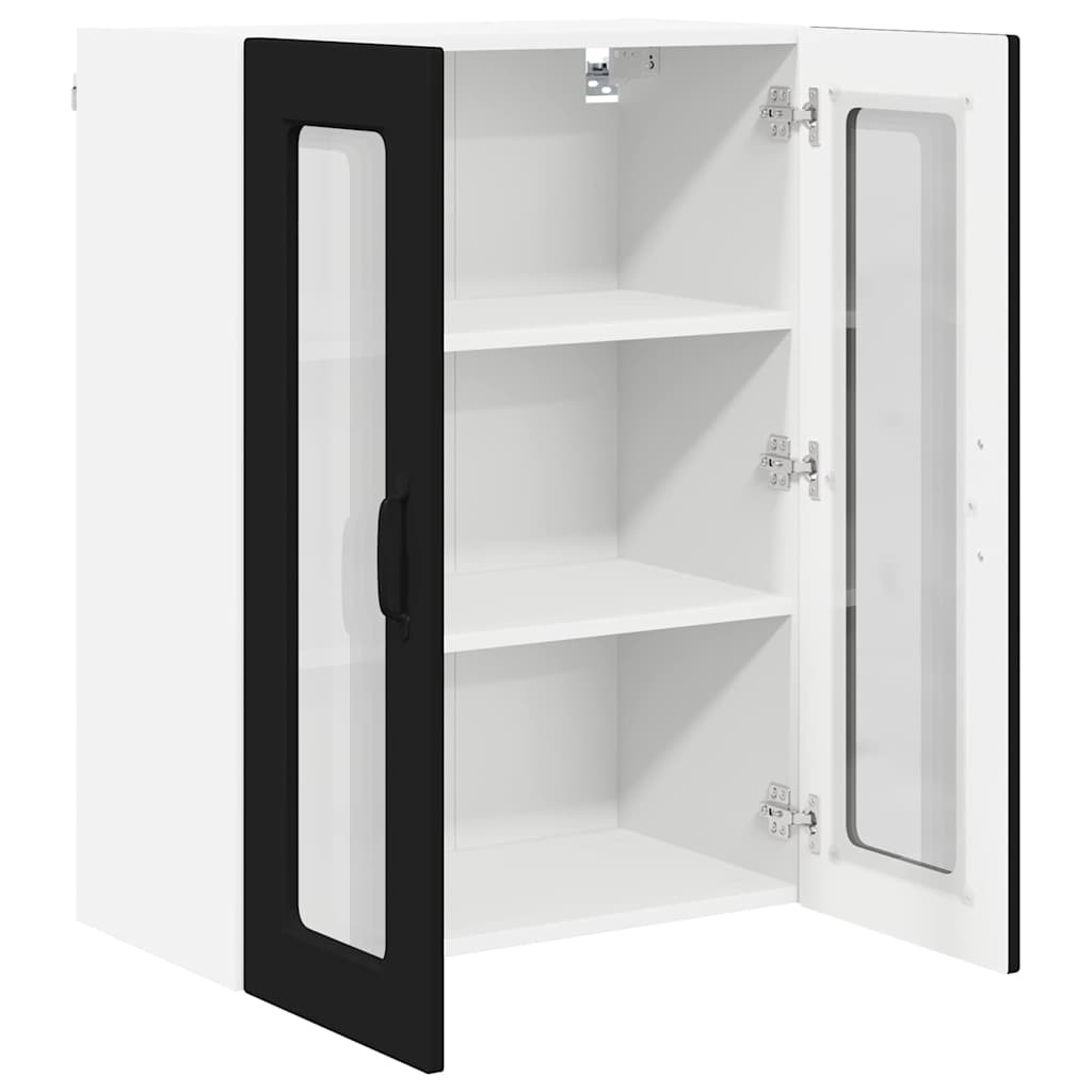 Kitchen Wall Cabinet Black 60 x 31 x 80 cm Engineered Wood