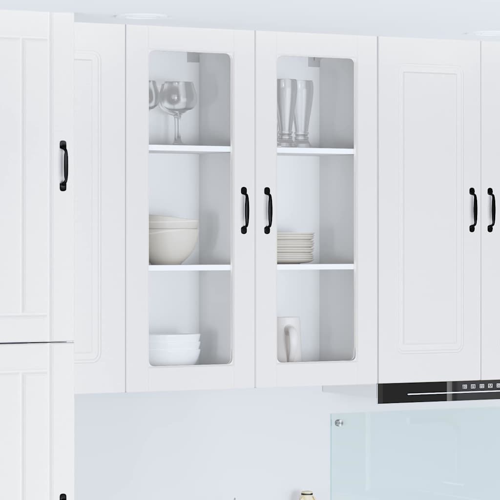 Kitchen Wall Cabinet White 40 x 31 x 100 cm Engineered Wood