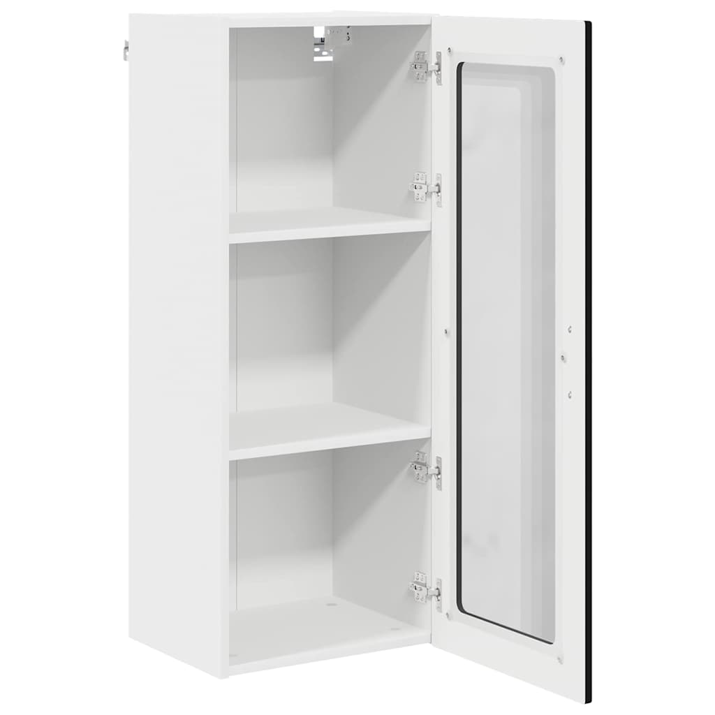 Kitchen Wall Cabinet Black 40 x 31 x 100 cm Engineered Wood