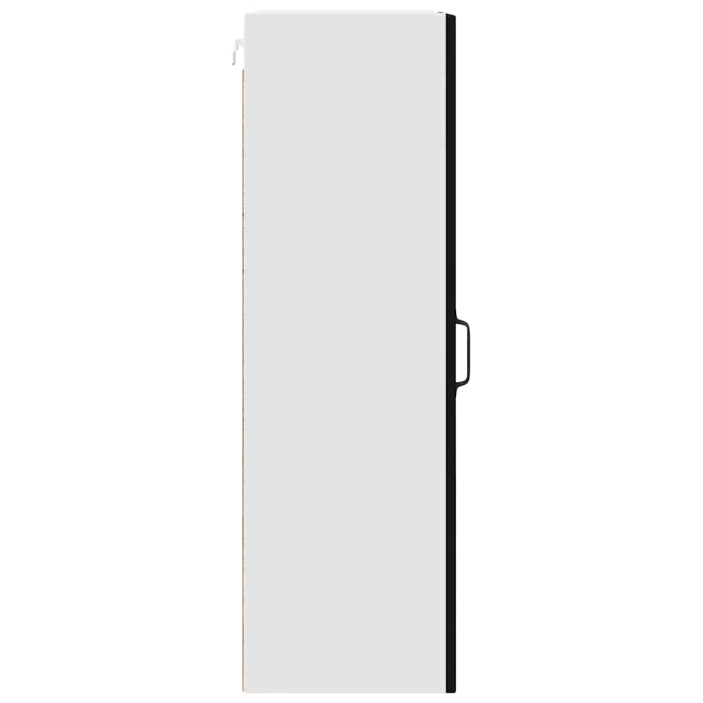 Kitchen Wall Cabinet Black 40 x 31 x 100 cm Engineered Wood