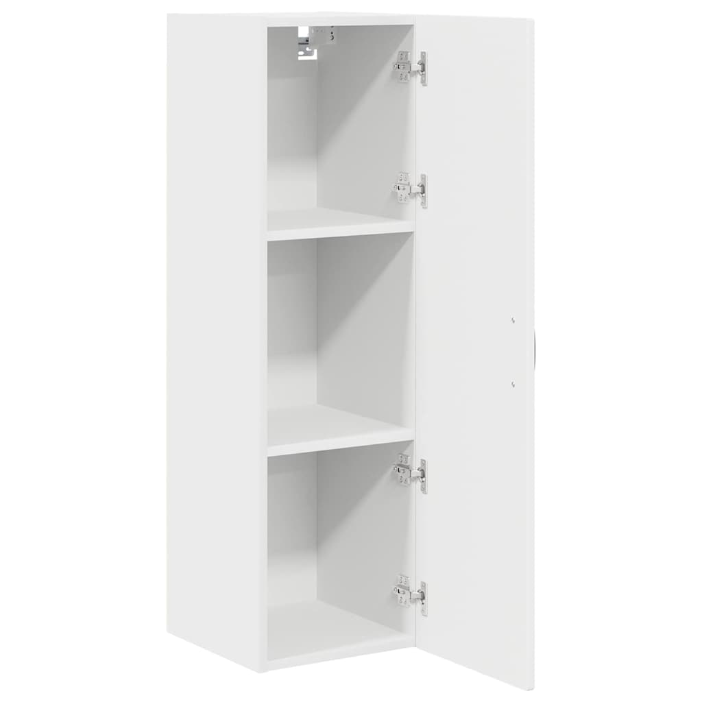 Kitchen Wall Cabinet High Gloss White 30 x 31 x 100 cm