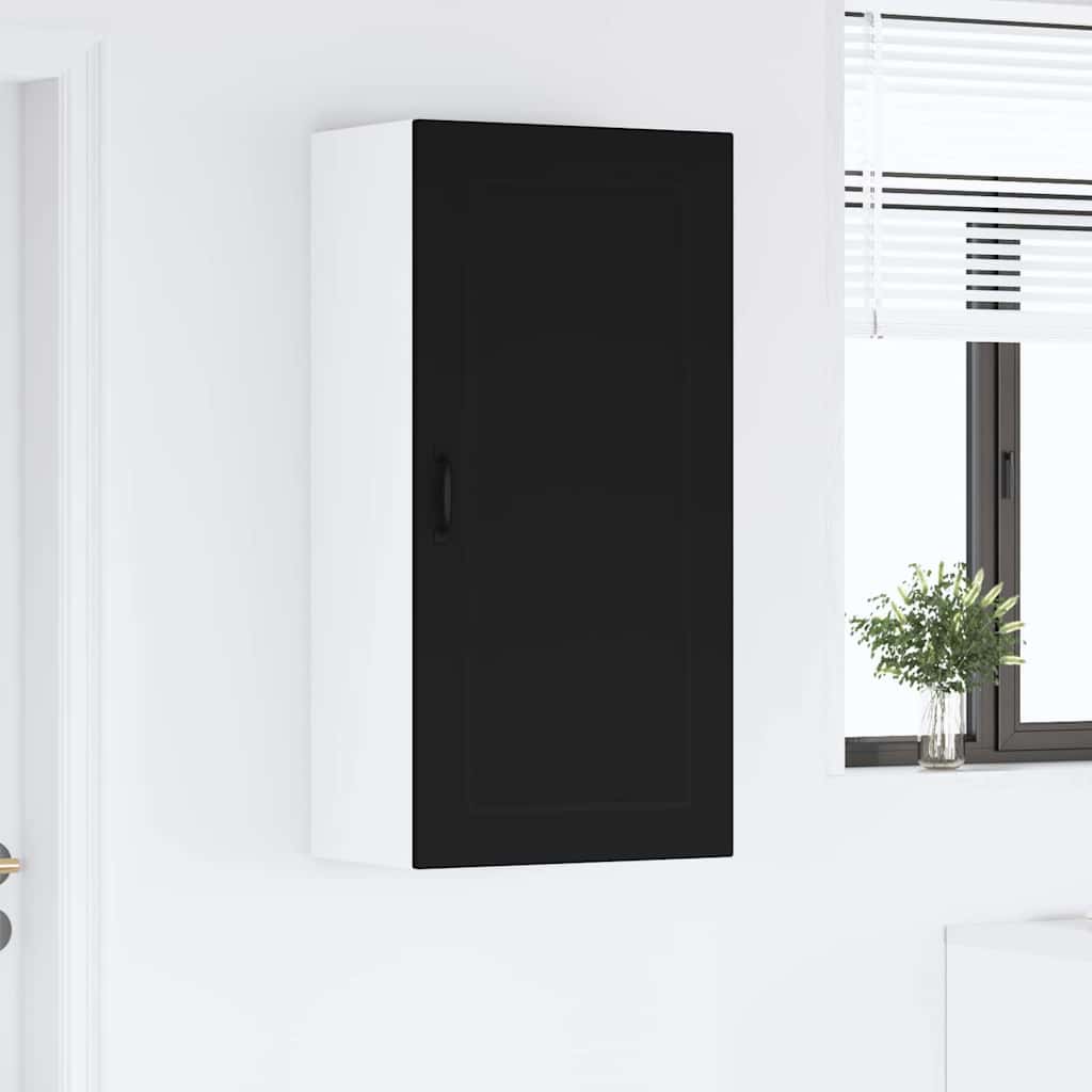 Kitchen Wall Cabinet Black 50 x 31 x 100 cm Engineered Wood