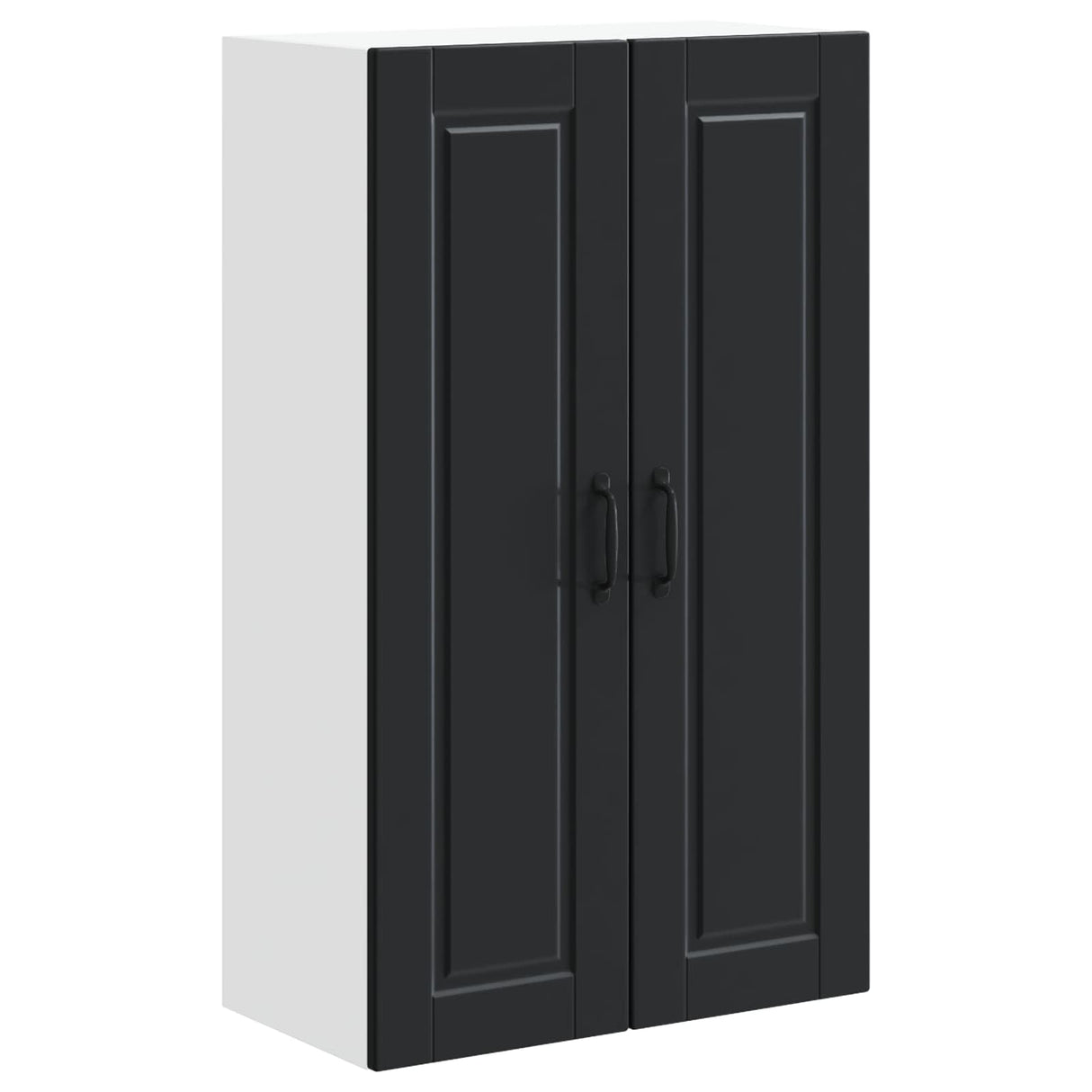 Wall Cabinet PORTO Black 60 x 31 x 100 cm Engineered Wood