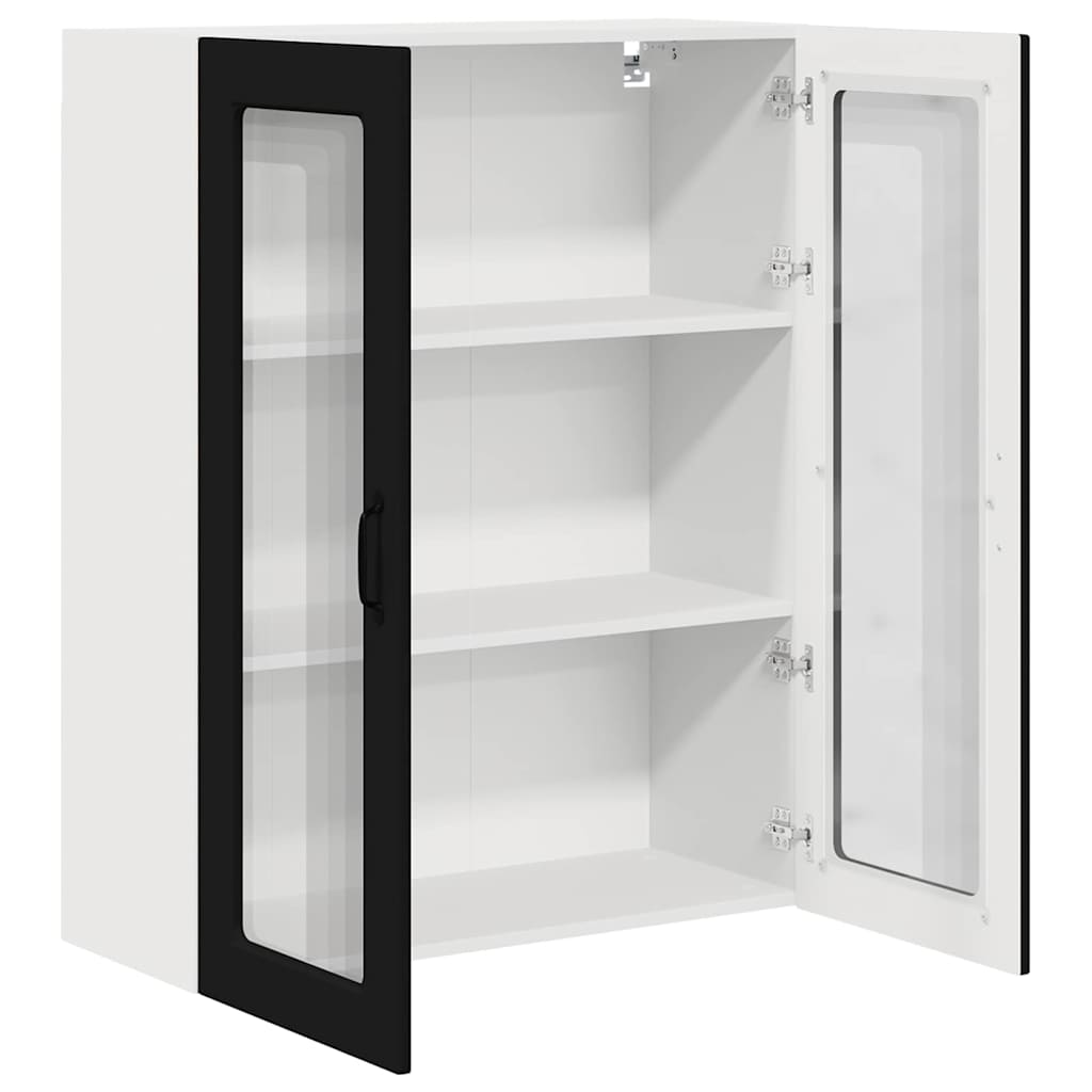 Kitchen Wall Cabinet Black 80 x 31 x 100 cm Engineered Wood