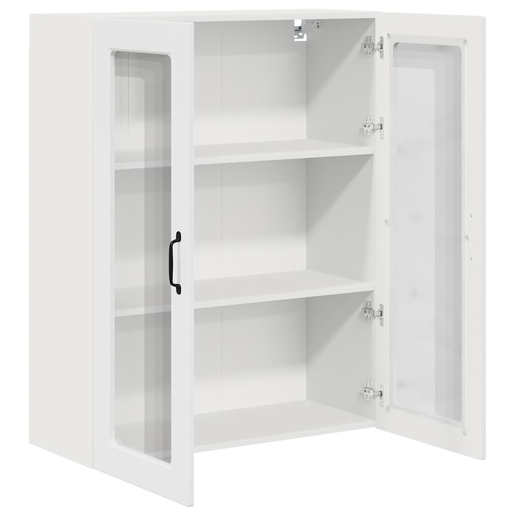 Kitchen Wall Cabinet High Gloss White 80 x 31 x 100 cm