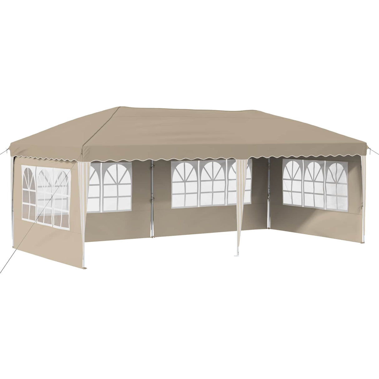 Pop-up Party Tent 575 x 289 x 245 cm Cream