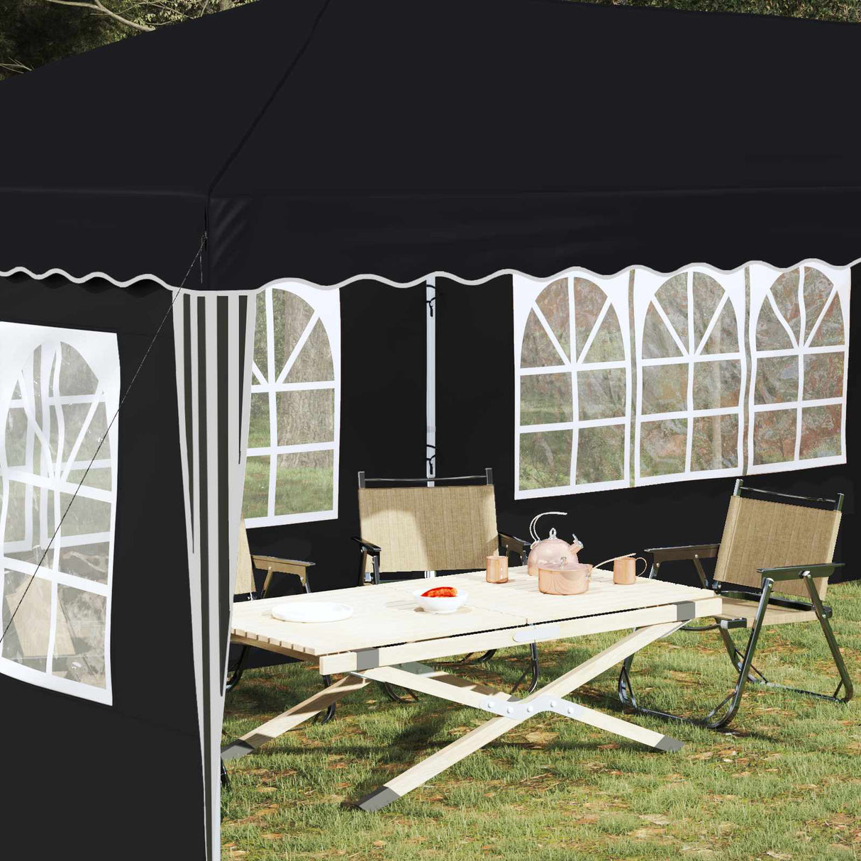 Pop-up Party Tent 575 x 289 x 245 cm Antracite