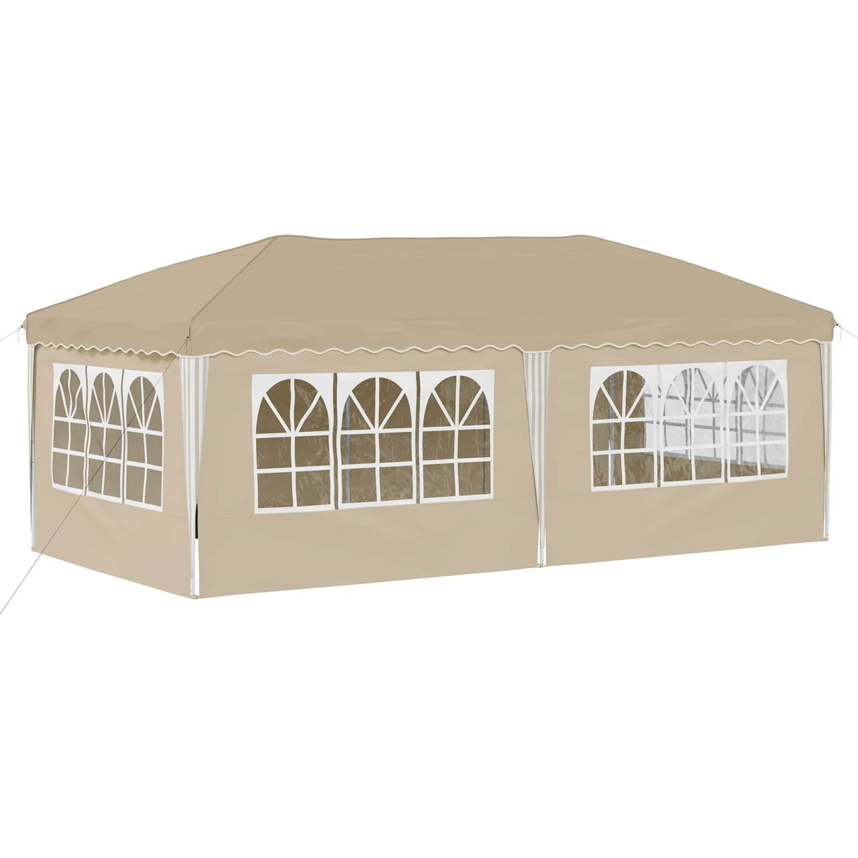 Pop-up Party Tent 575 x 288 x 245 cm Cream