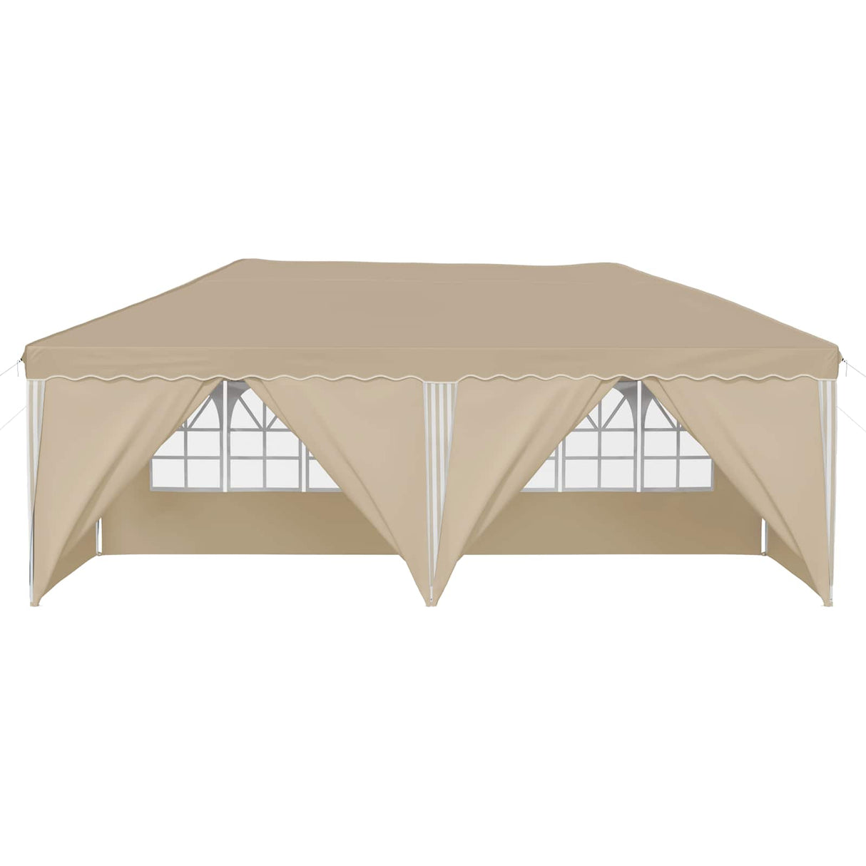 Pop-up Party Tent 575 x 288 x 245 cm Cream