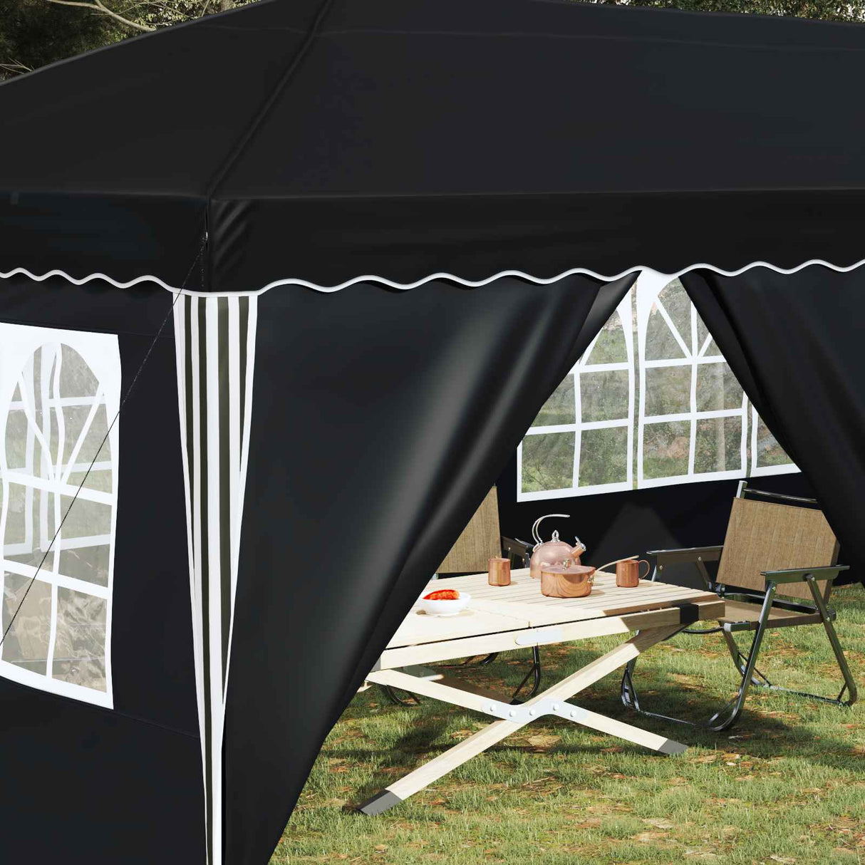 Pop-up Party Tent 575 x 288 x 245 cm Antracite