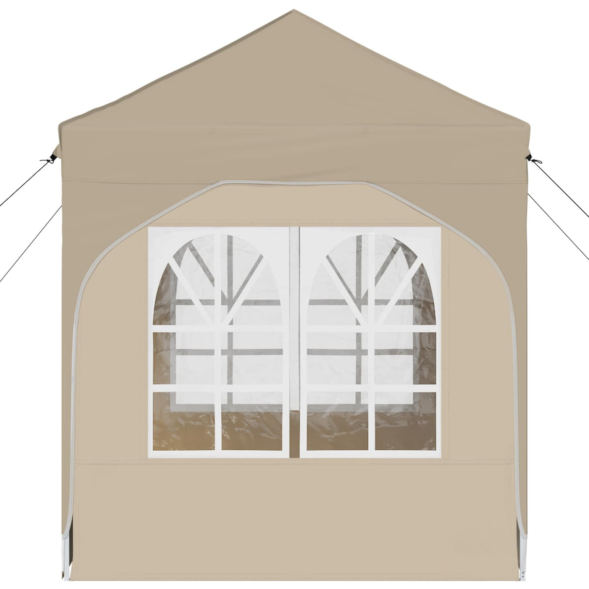 Pop-up Party Tent 192 x 192 x 245 cm Cream