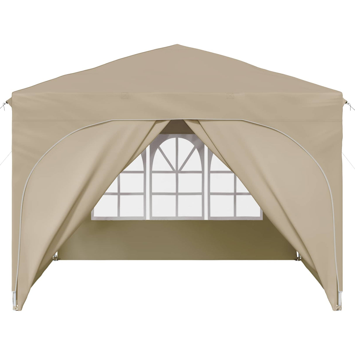 Pop-up Party Tent 290 x 290 x 245 cm Cream