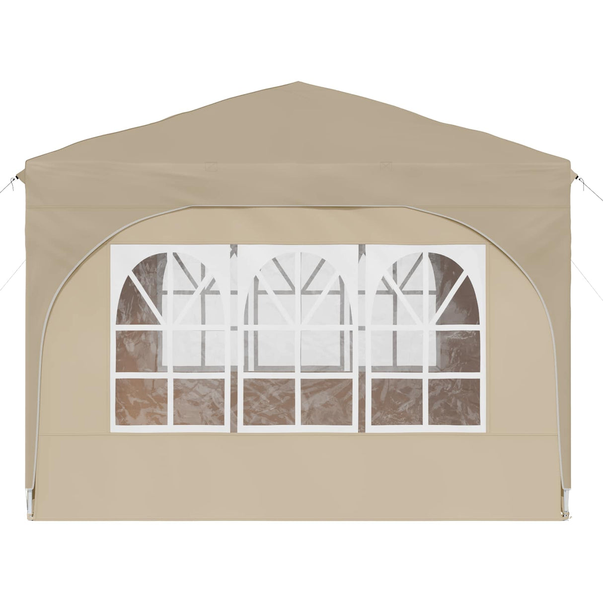 Pop-up Party Tent 290 x 290 x 245 cm Cream