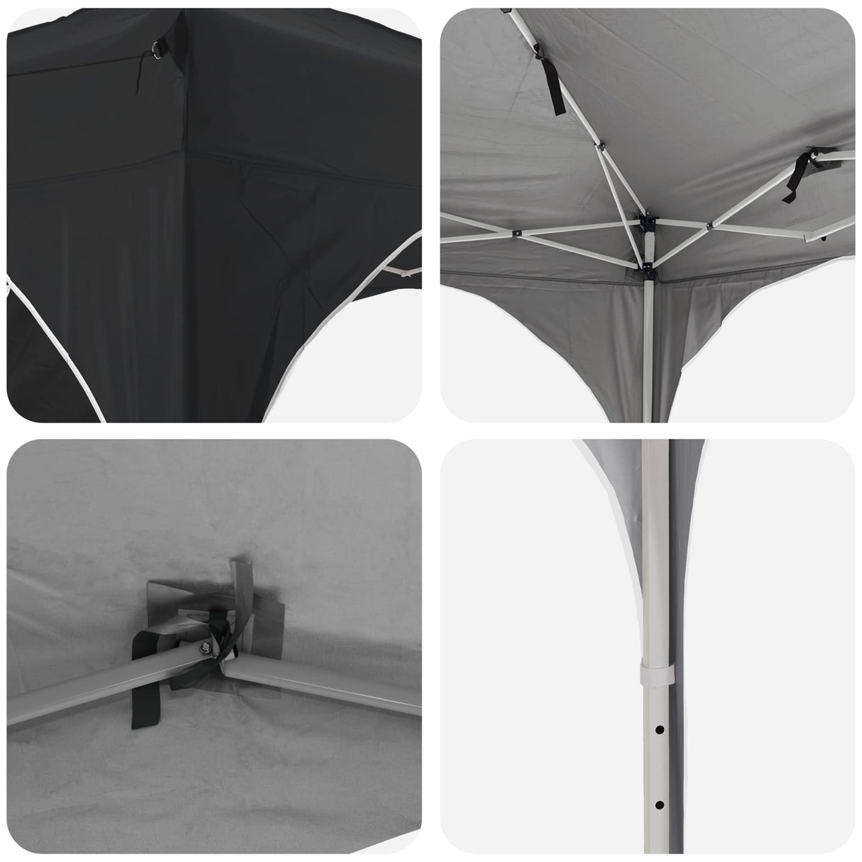 Pop-up Party Tent 575 x 288 x 245 cm Anthracite Oxford Fabric