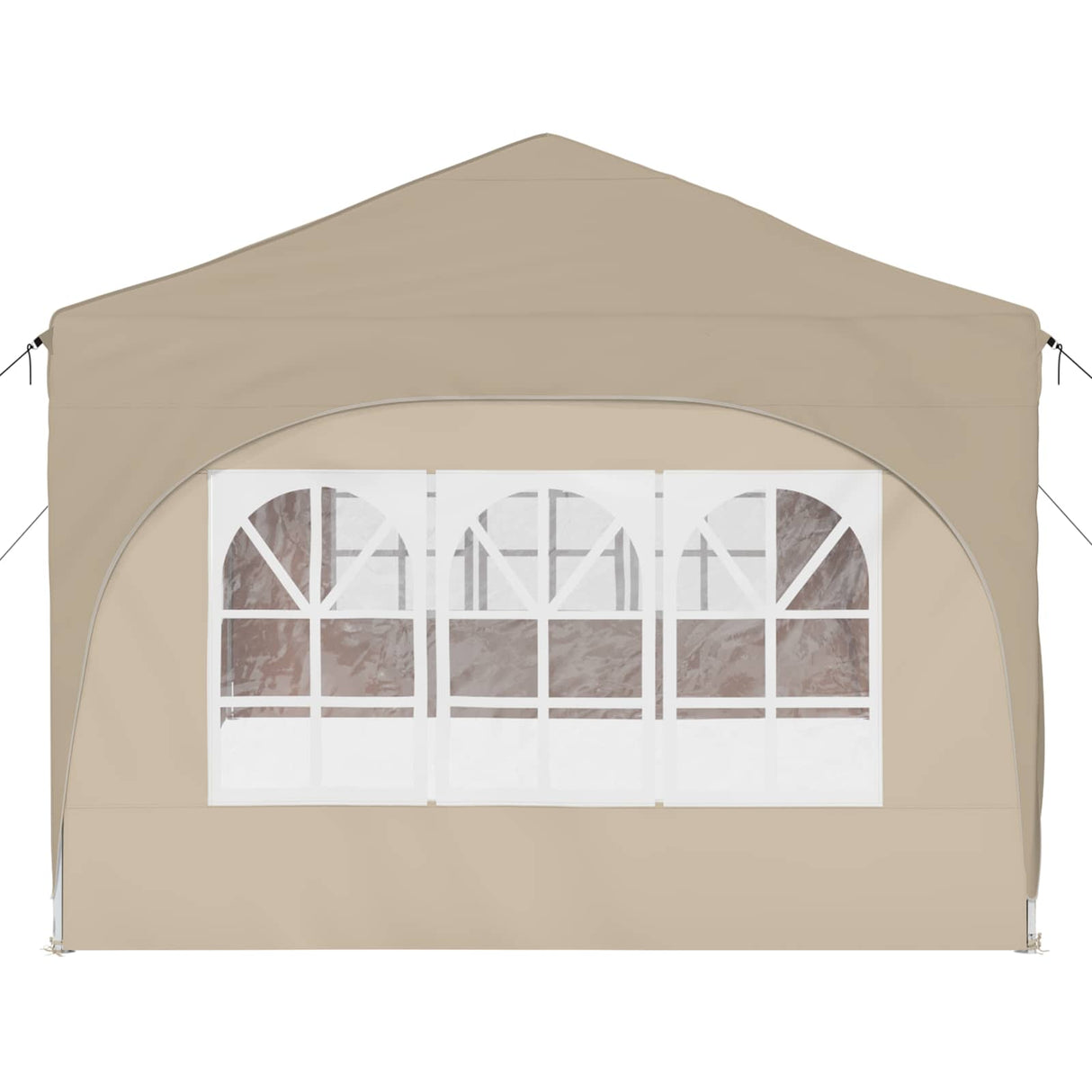Pop-up Party Tent 575 x 288 x 245 cm Cream Oxford Fabric