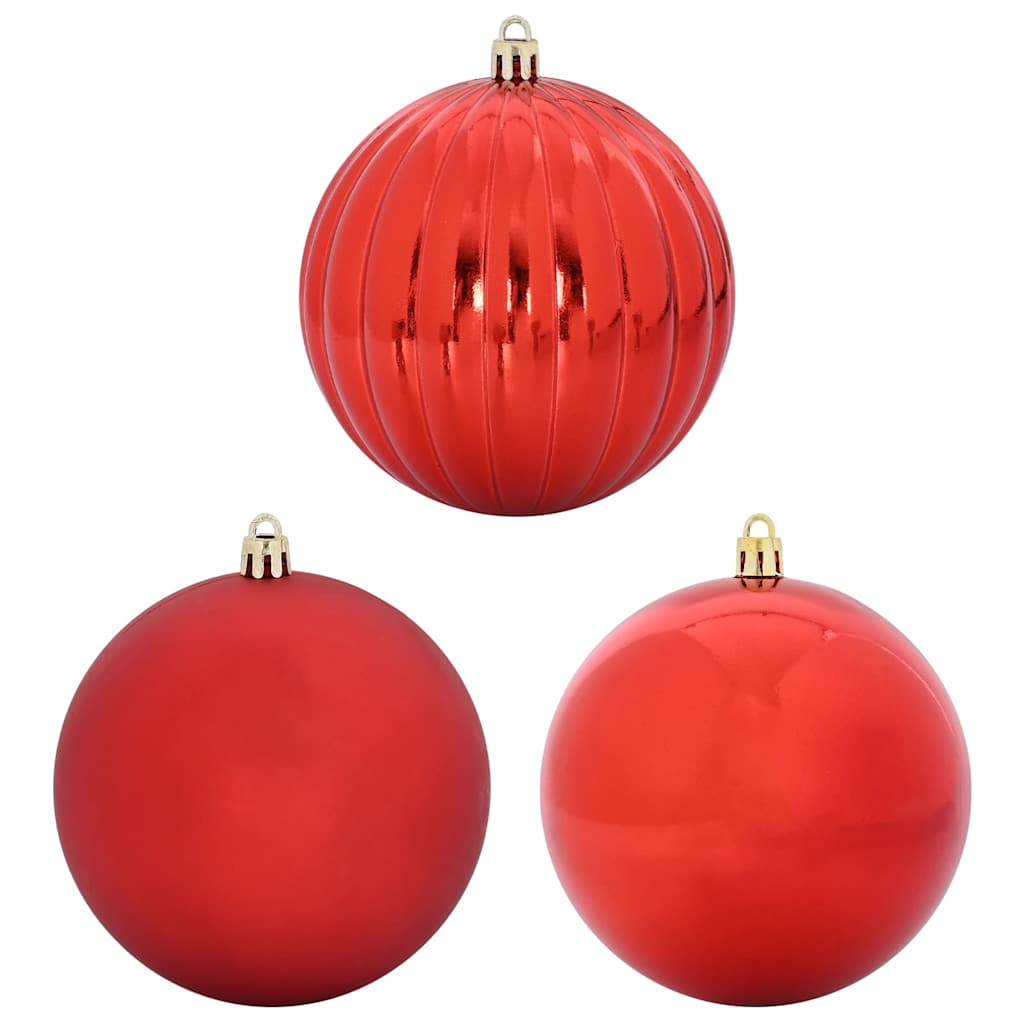 Christmas Bauble Set 3 pcs Red XXL