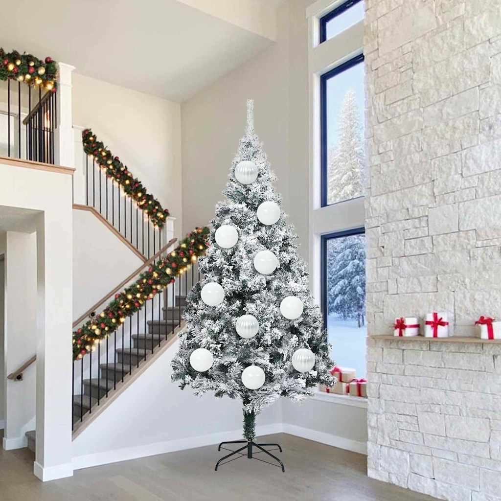 Christmas Bauble Set 3 pcs White XXL