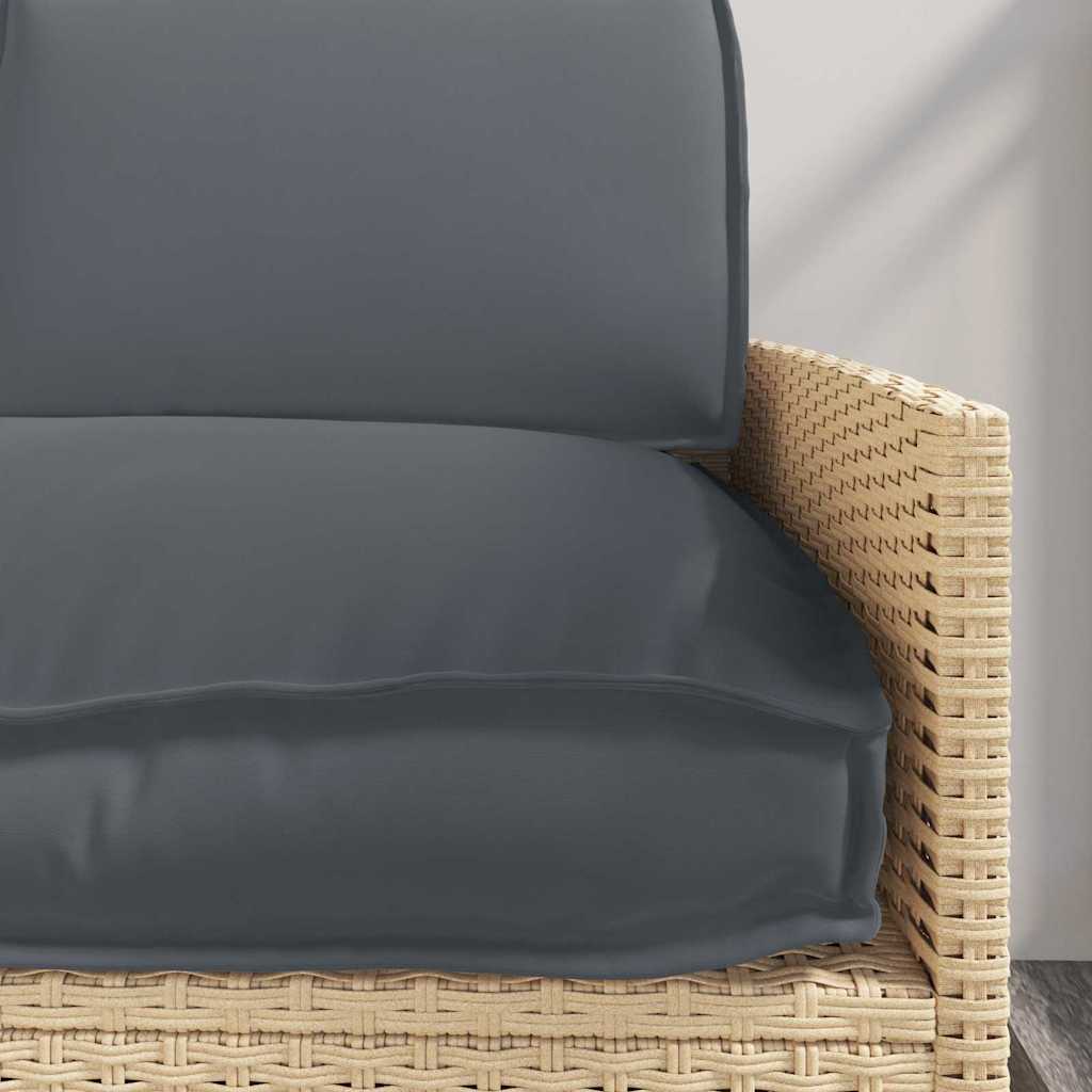 Cushion Set 3 pcs Anthracite Oxford Fabric
