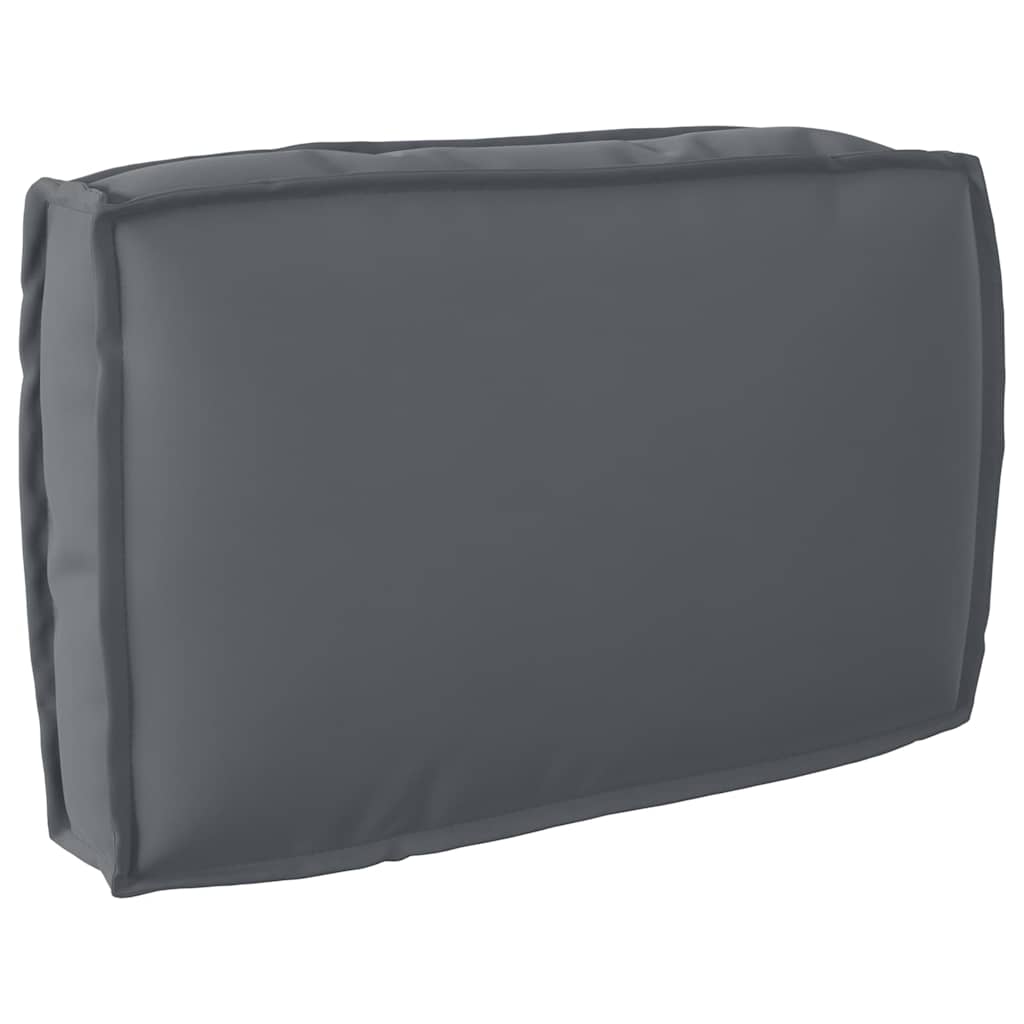Cushion Set 3 pcs Anthracite Oxford Fabric
