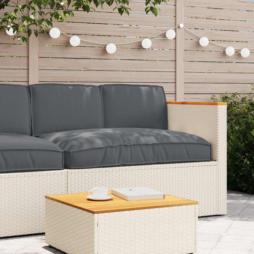 Cushion Set 3 pcs Anthracite Oxford Fabric