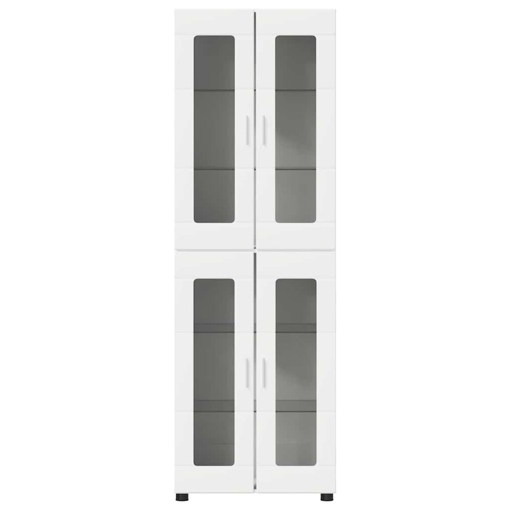 Highboard FLORIN 60 x 35 x 182 cm White Engineered Wood