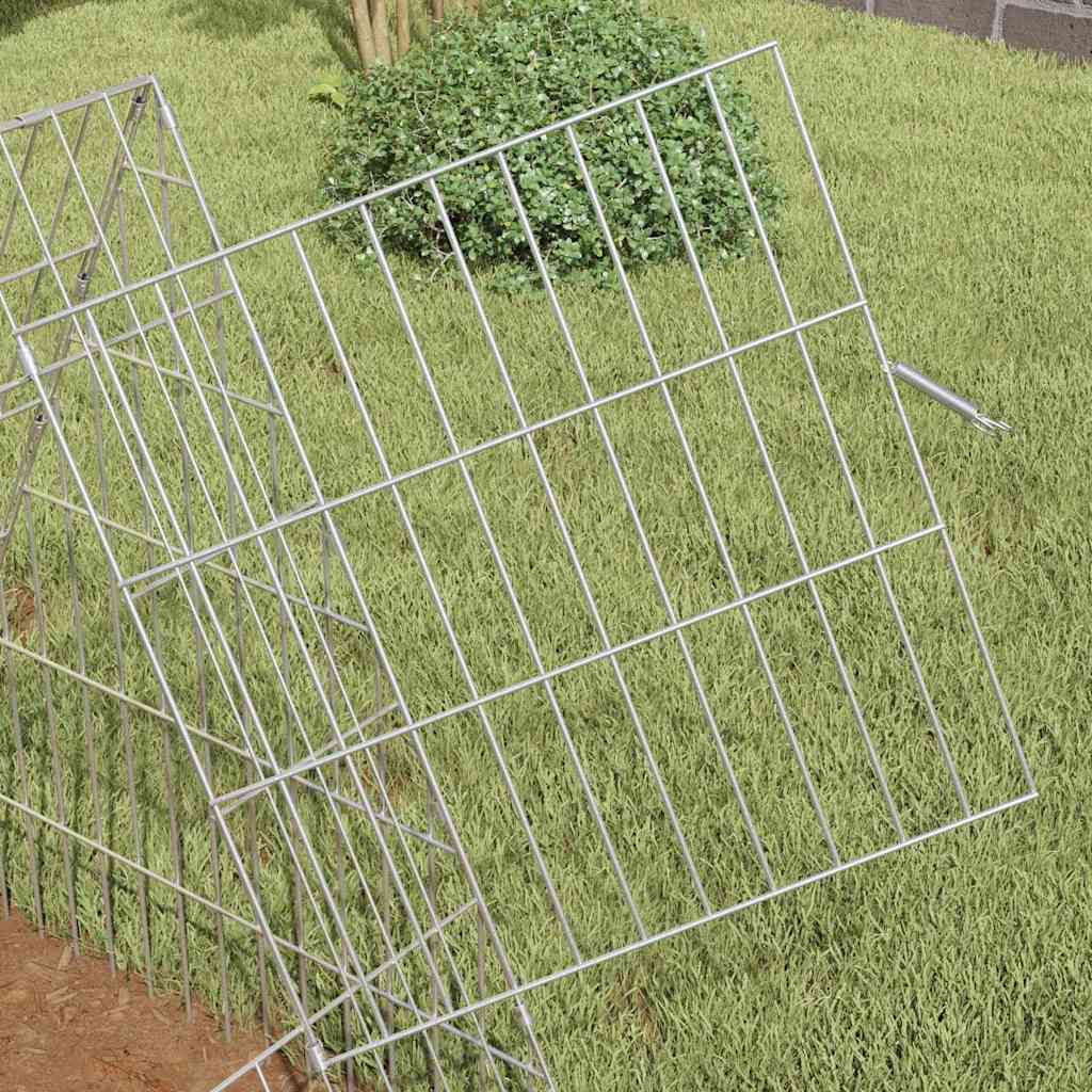 Rabbit Cage Silver 110 x 55 x 55 cm Galvanised Steel