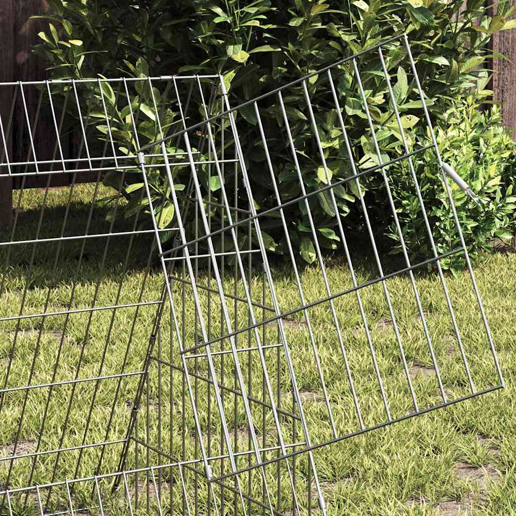 Rabbit Cage Silver 650 x 55 x 55 cm Galvanised Steel