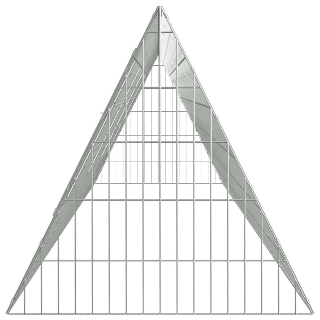 Rabbit Cage Silver 430 x 55 x 55 cm Galvanised Steel