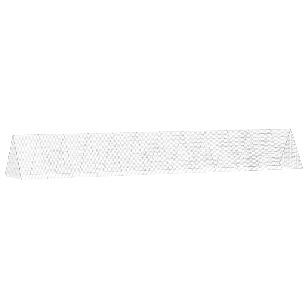 Rabbit Cage Silver 650 x 100 x 85 cm Galvanised Steel