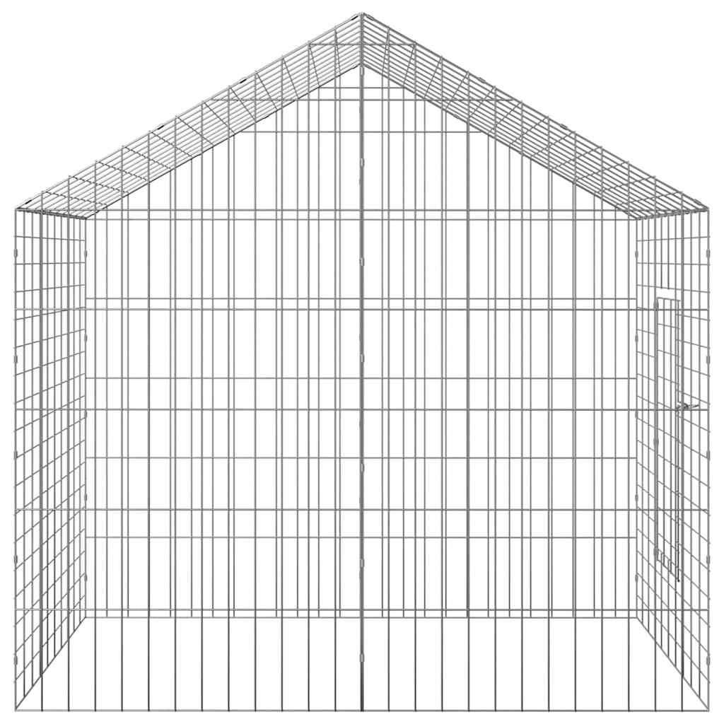 Rabbit Cage Silver 400 x 78 x 78 cm Galvanised Steel