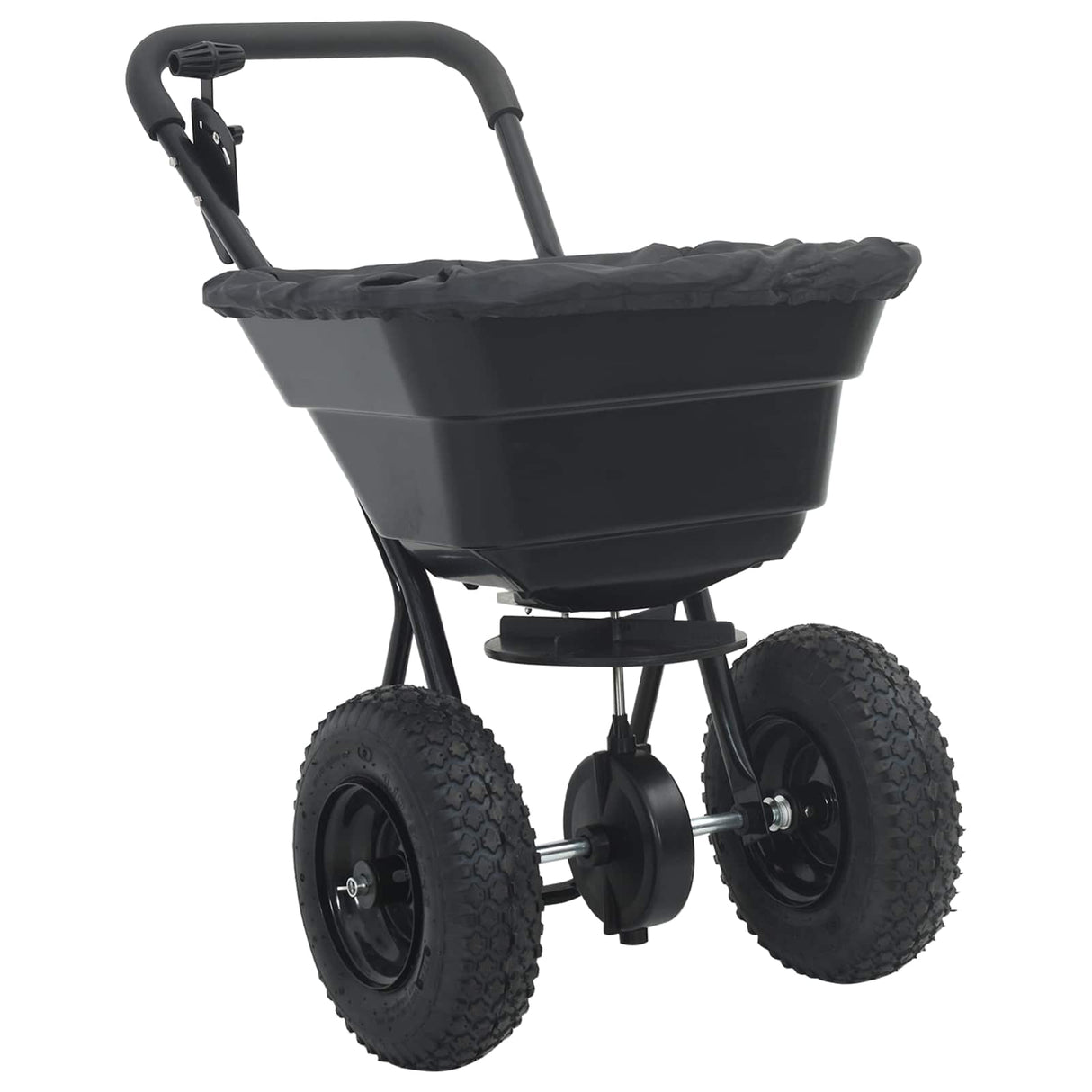 Spreader Black 53 x 81.5 x 78 cm PVC and Steel