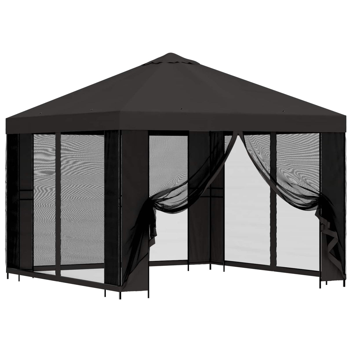 Garden Gazebo with Sidewalls 3 x 3 m Anthracite