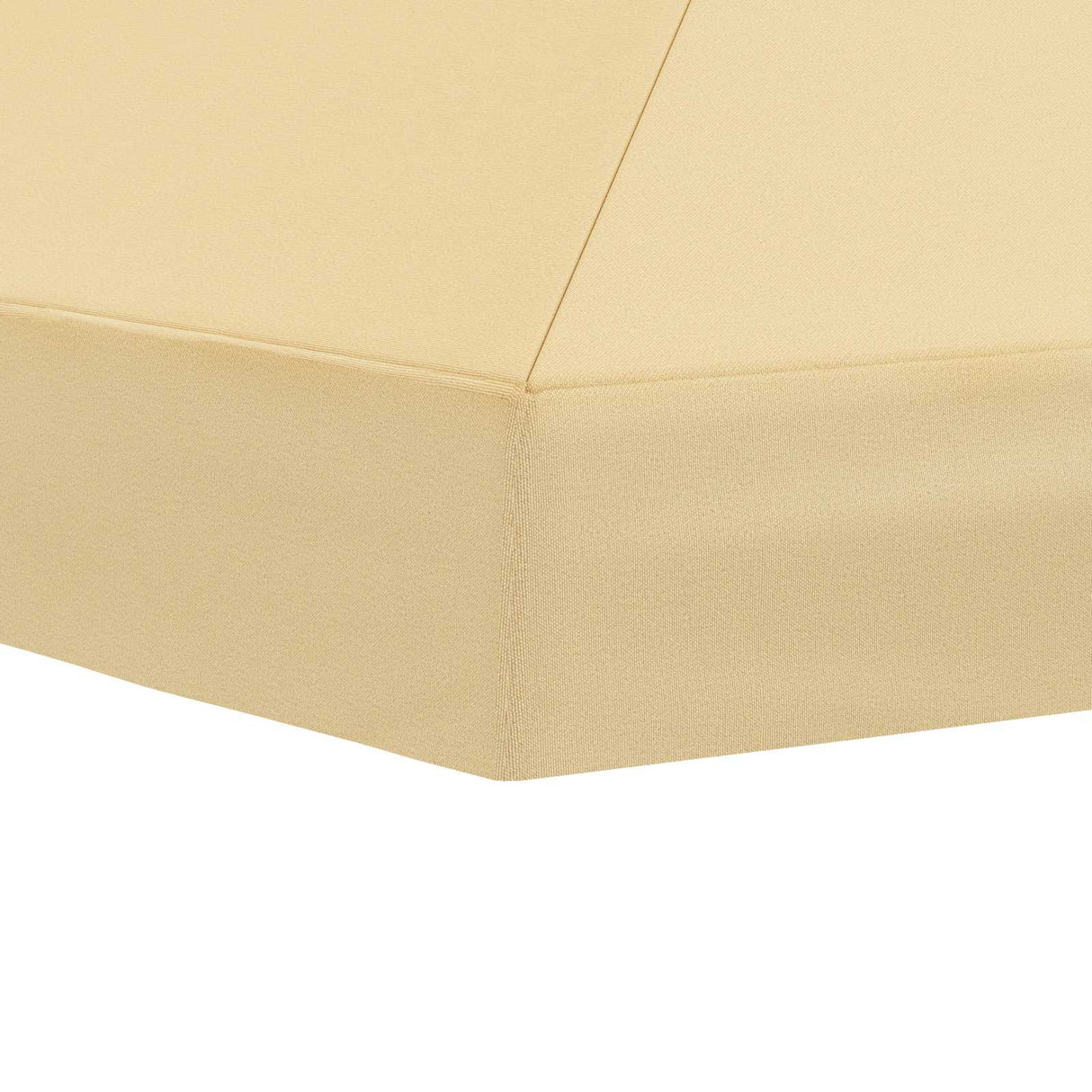 Gazebo Canopy Cover 6 x 3 m Cream Polyester 190 gsm