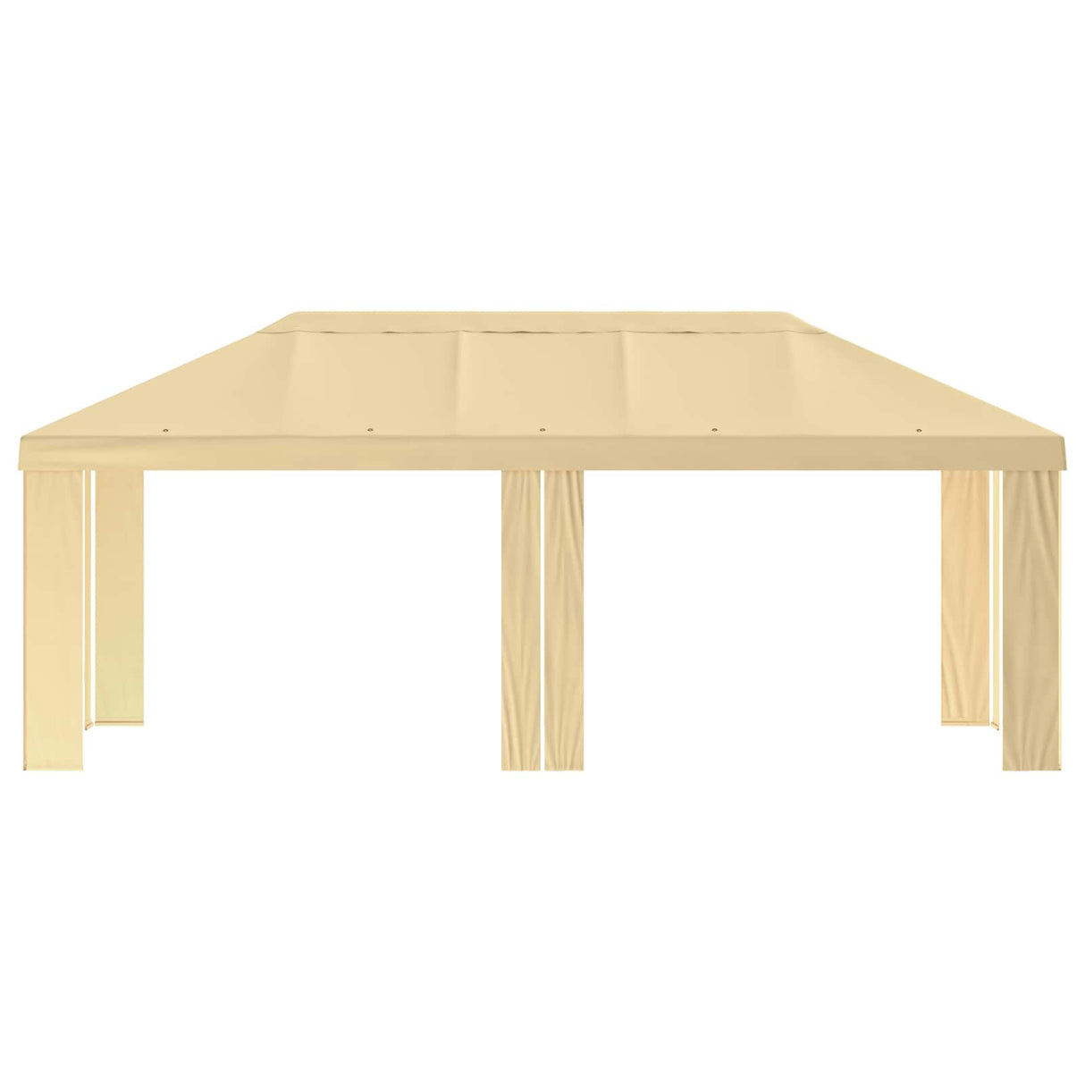Gazebo Cover 6 x 3 m Cream Polyester 190 gsm