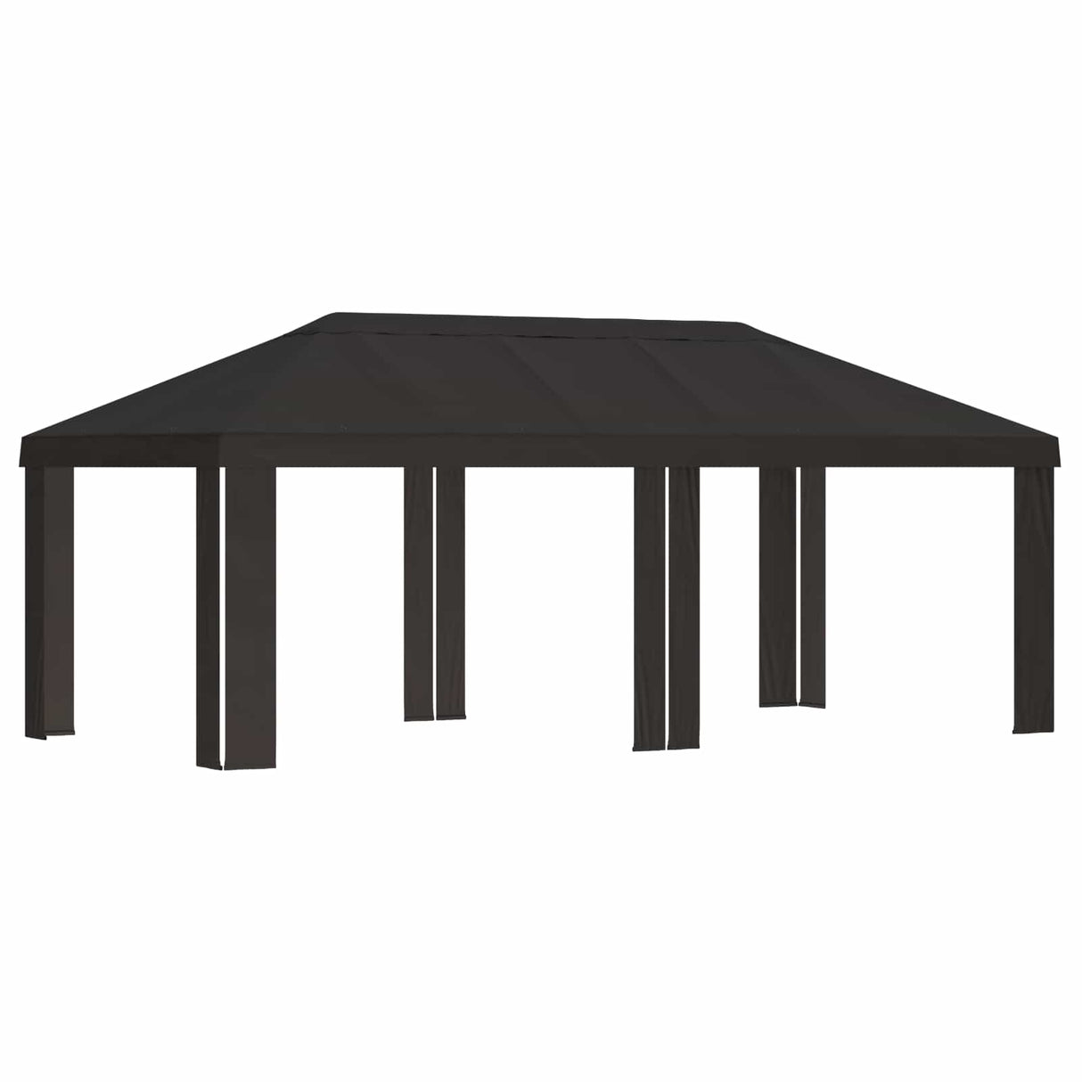 Gazebo Cover 6 x 3 m Anthracite Polyester 190 gsm