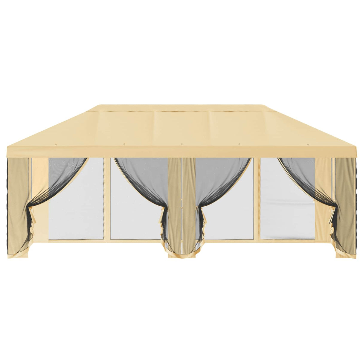 Gazebo Cover with Sidewalls Cream 600.5 x 300.5 cm Polyester