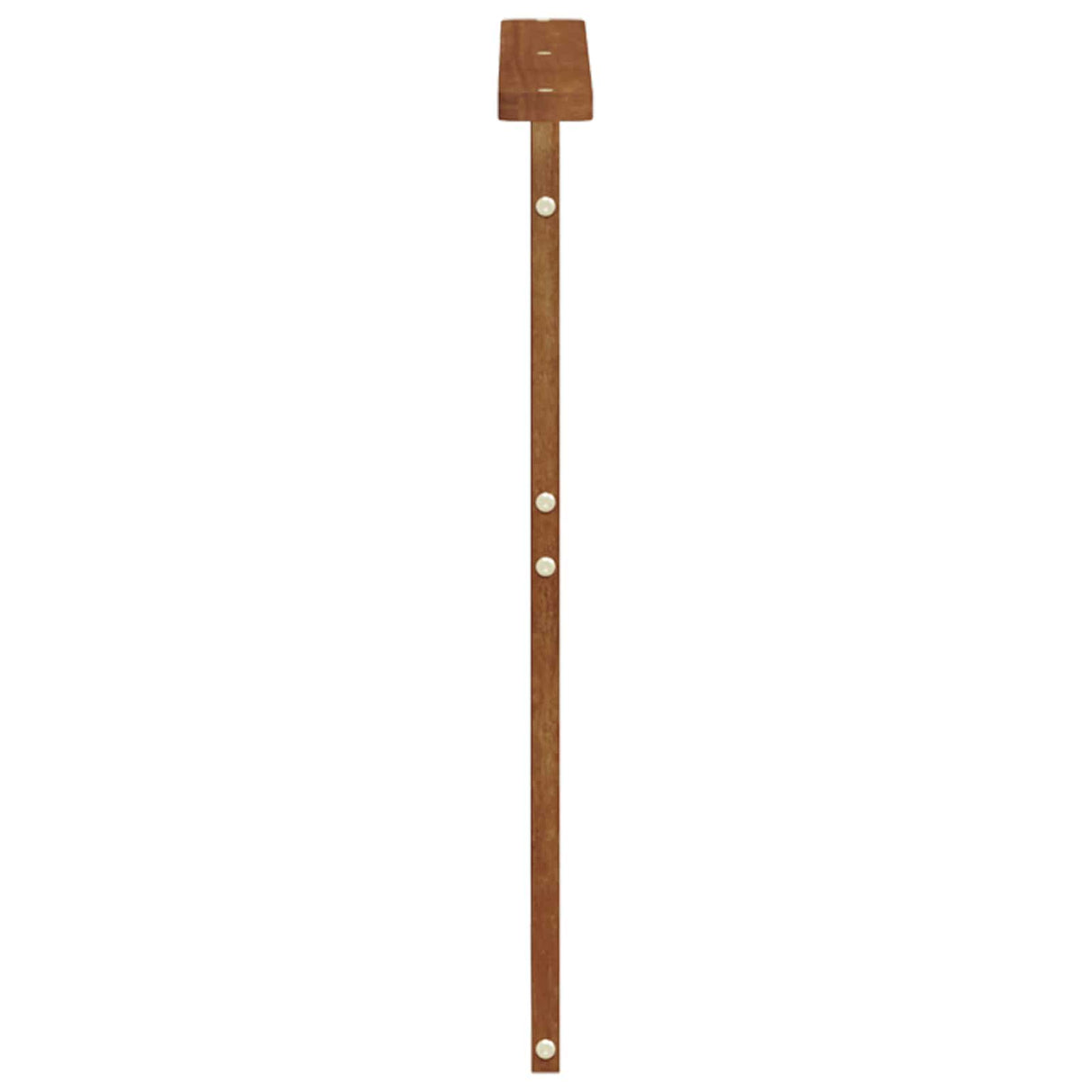 Armrests 2 pcs Brown 59 x 6 x 61 cm Solid Acacia Wood