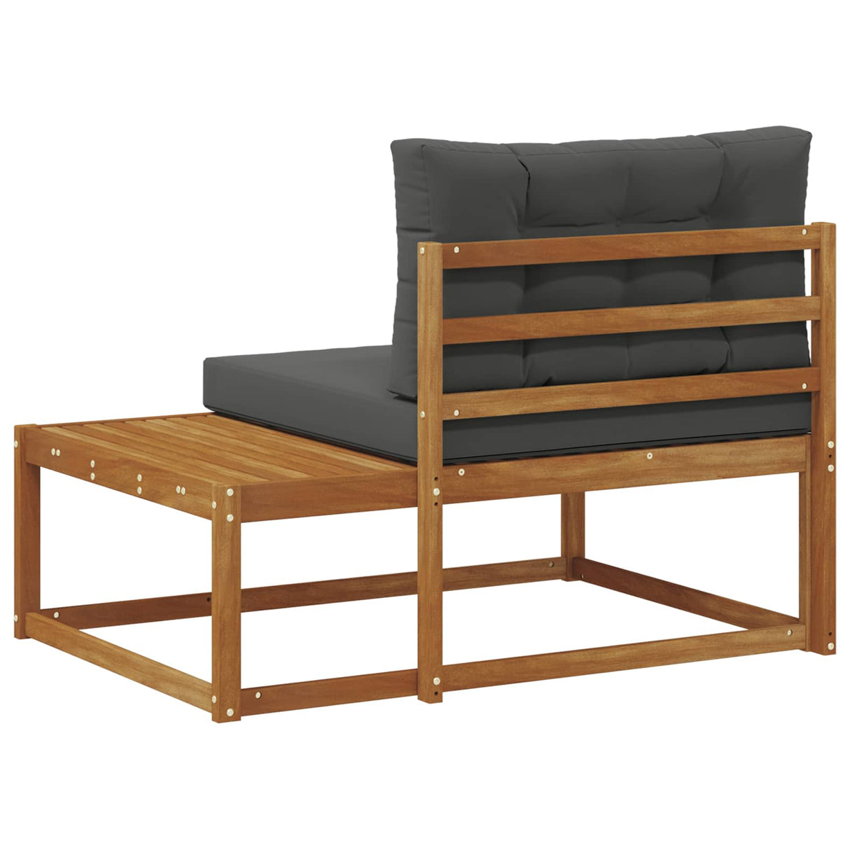 Outdoor End sofa with Cushion Natural 115 x 83 x 73 cm