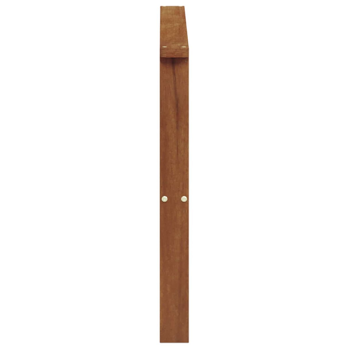 Armrest 2 pcs Natural 78.5 x 6 x 61 cm Solid Acacia Wood