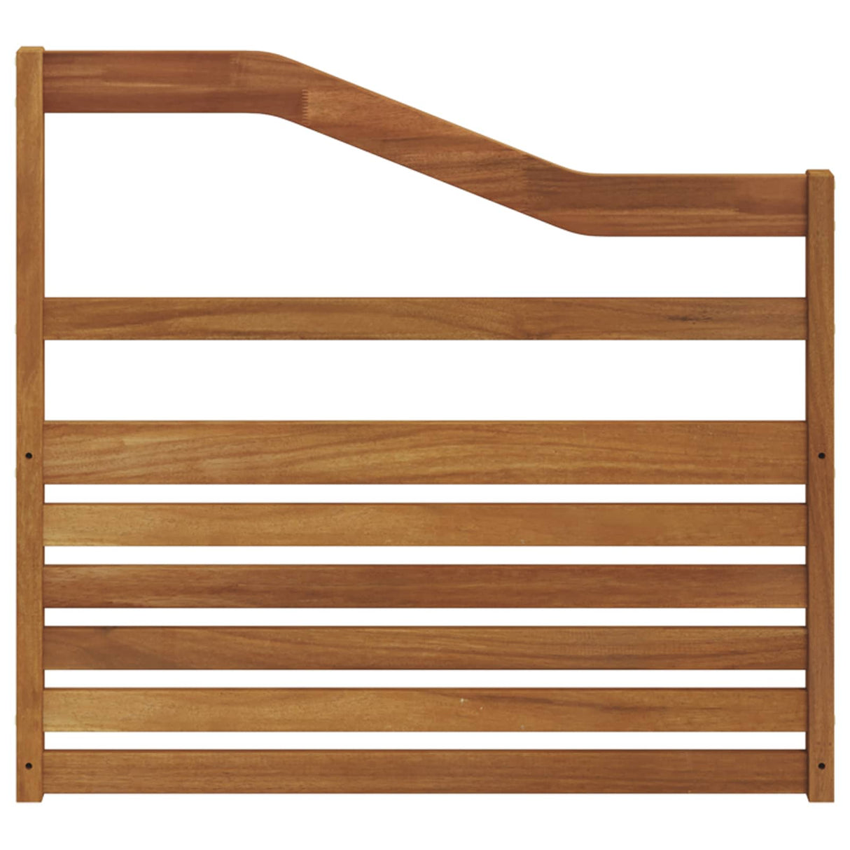 Armrests 2 pcs Brown 79 x 4 x 73 cm Solid Acacia Wood