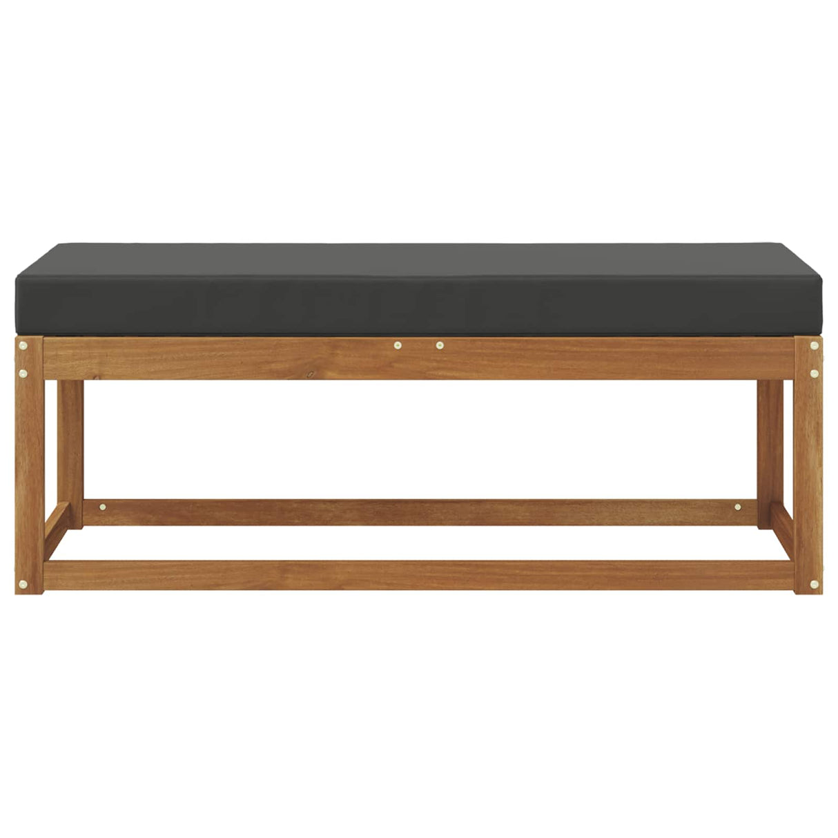 Outdoor Stoolbench Natural and Anthracite 115 x 43 x 45 cm