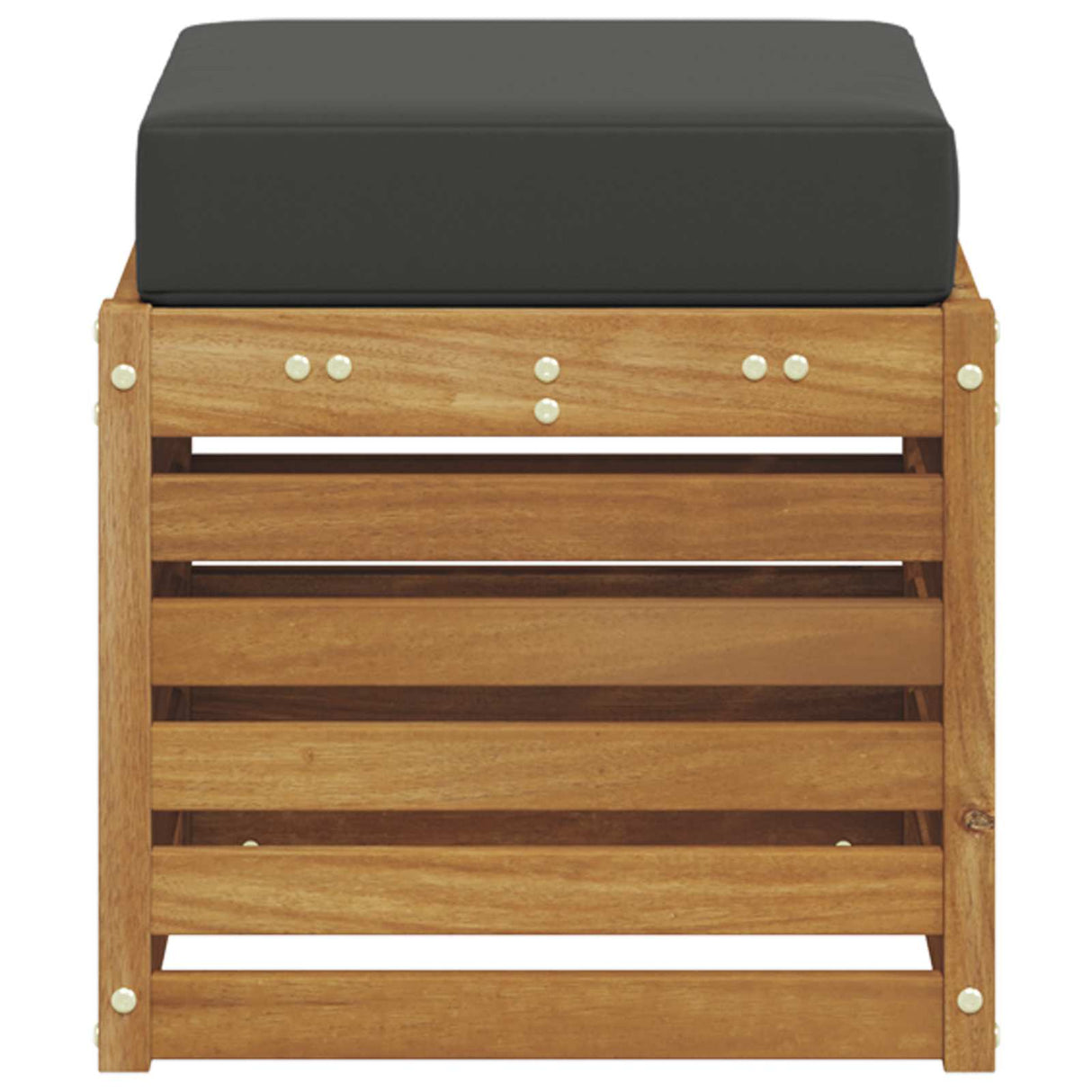 Stoolbench 2 Piece Natural and Anthracite Solid Acacia Wood