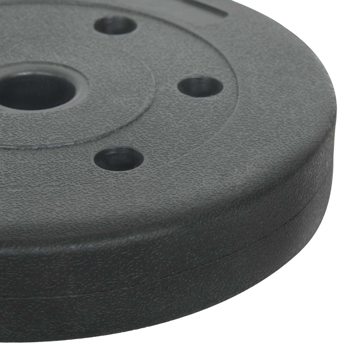 Weight Plates 4 pcs 10 kg Black Cement and Iron Sand