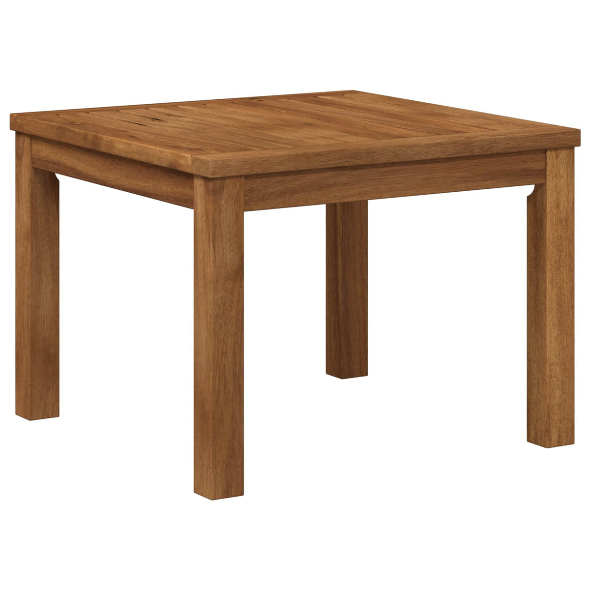 Coffee Table Natural 49 x 48.5 x 36 cm Solid Acacia Wood