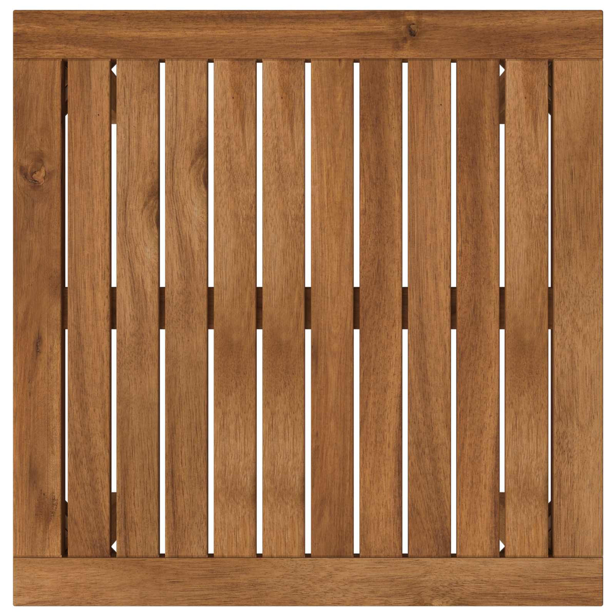 Coffee Table Natural 49 x 48.5 x 36 cm Solid Acacia Wood