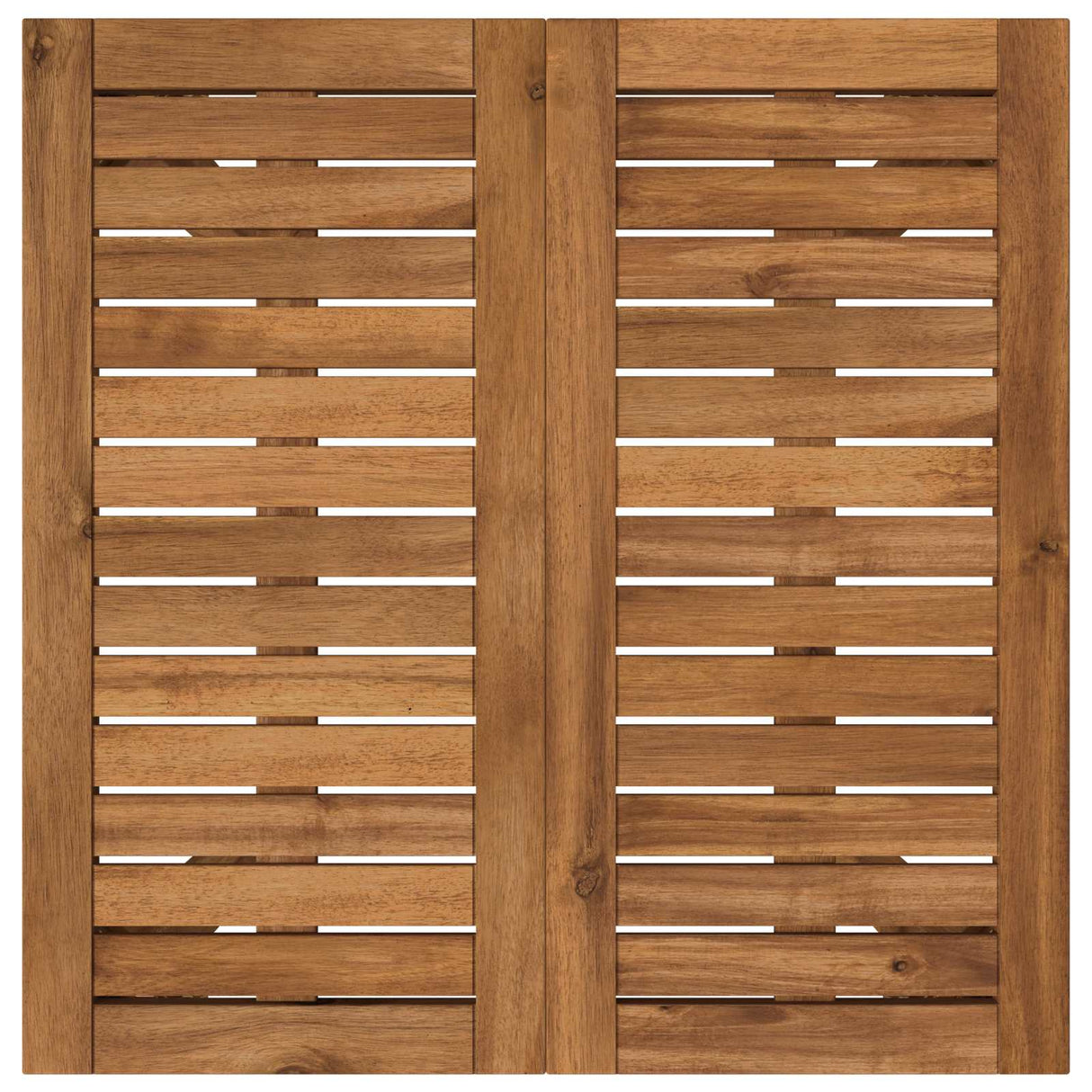 Garden Dinner Table Natural 60 x 60.5 x 75 cm Solid Acacia Wood