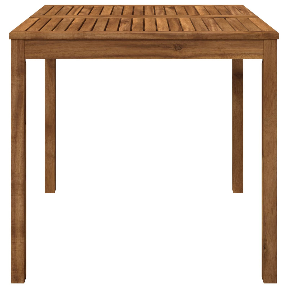 Garden Dinner Table Natural 80 x 80.5 x 75 cm Solid Acacia Wood