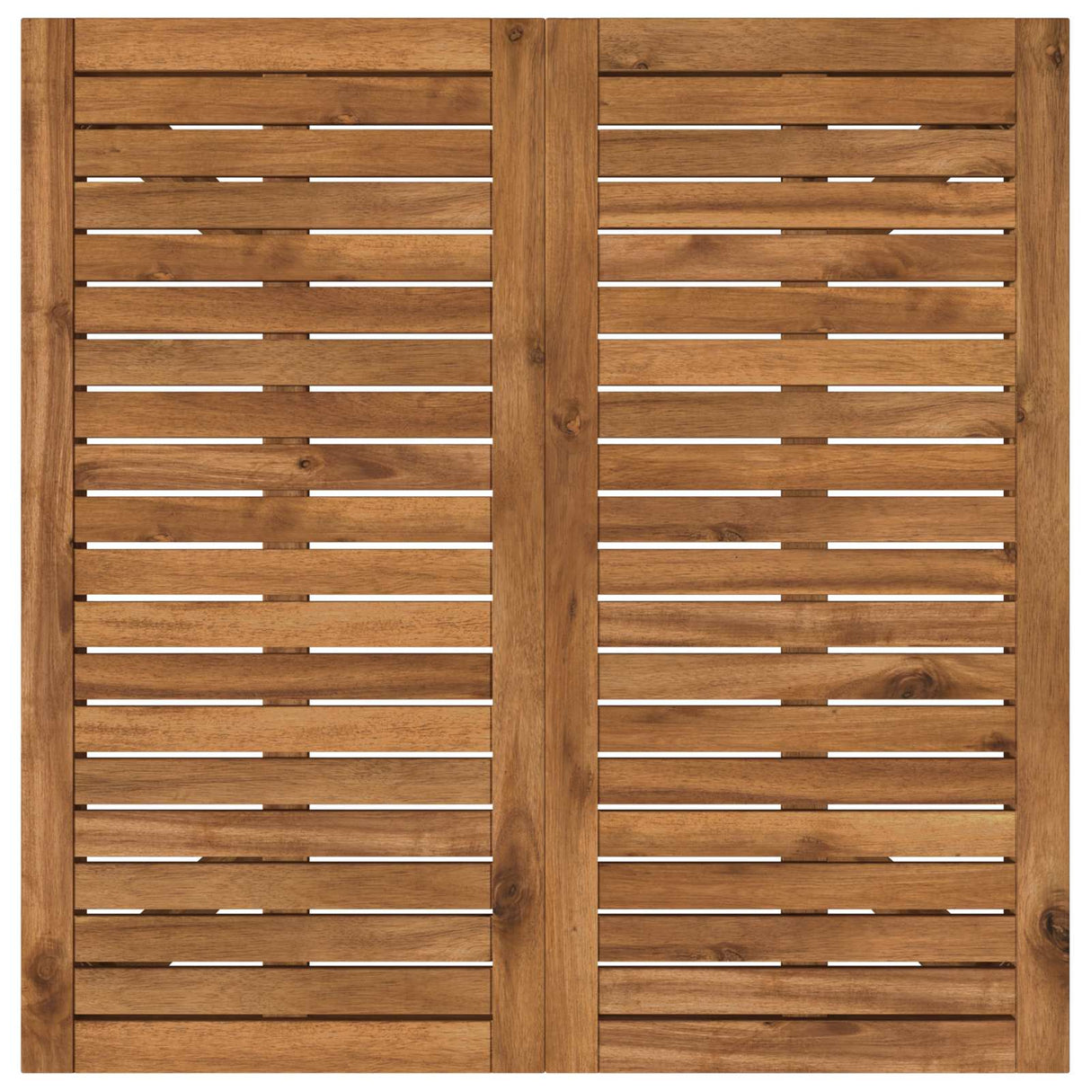 Garden Dinner Table Natural 80 x 80.5 x 75 cm Solid Acacia Wood