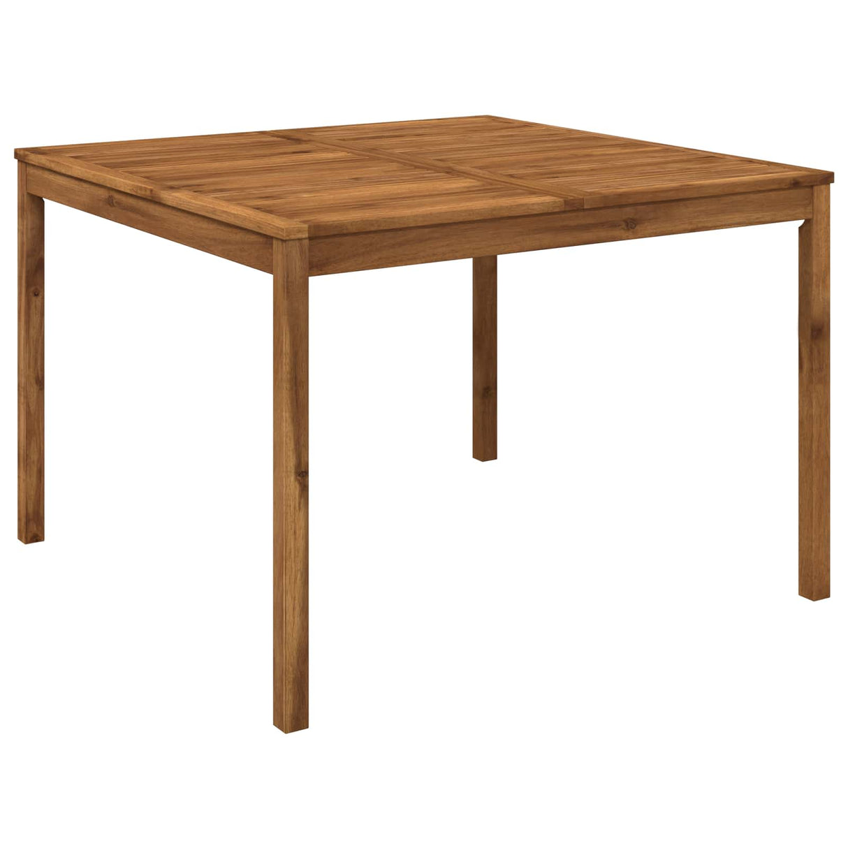 Garden Dinner Table Natural 110 x 108.5 x 75 cm