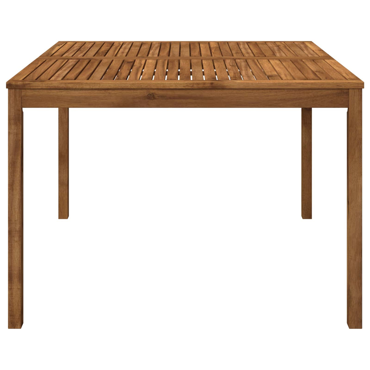Garden Dinner Table Natural 110 x 108.5 x 75 cm